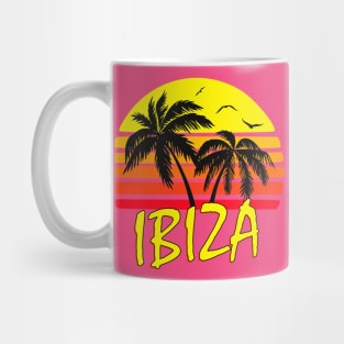 Ibiza Retro Sunset Mug